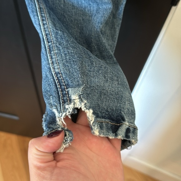 🎉 Zara Light Wash High Rise Ripped Skinny Jeans - Picture 2 of 9